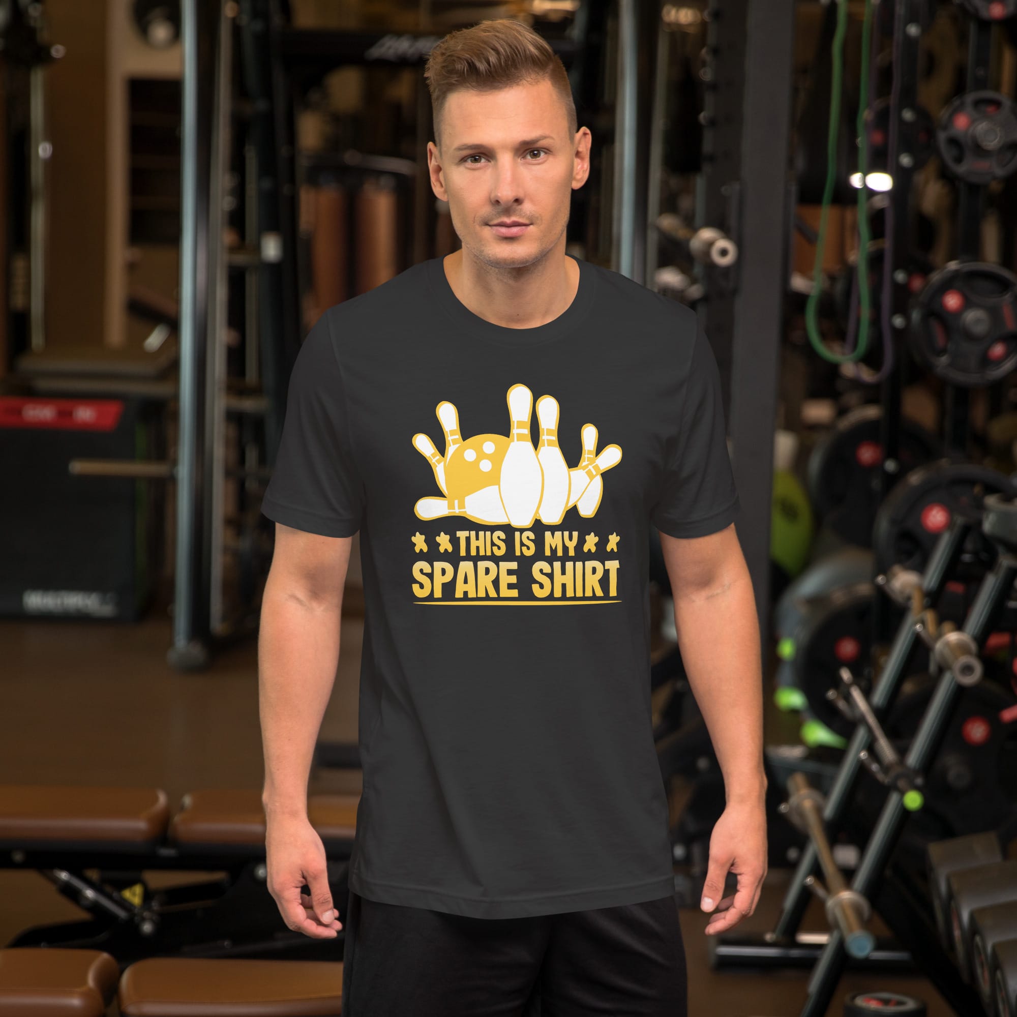 This is my Spare Shirt Bowling League Pun Unisex t-shirt - Image 5