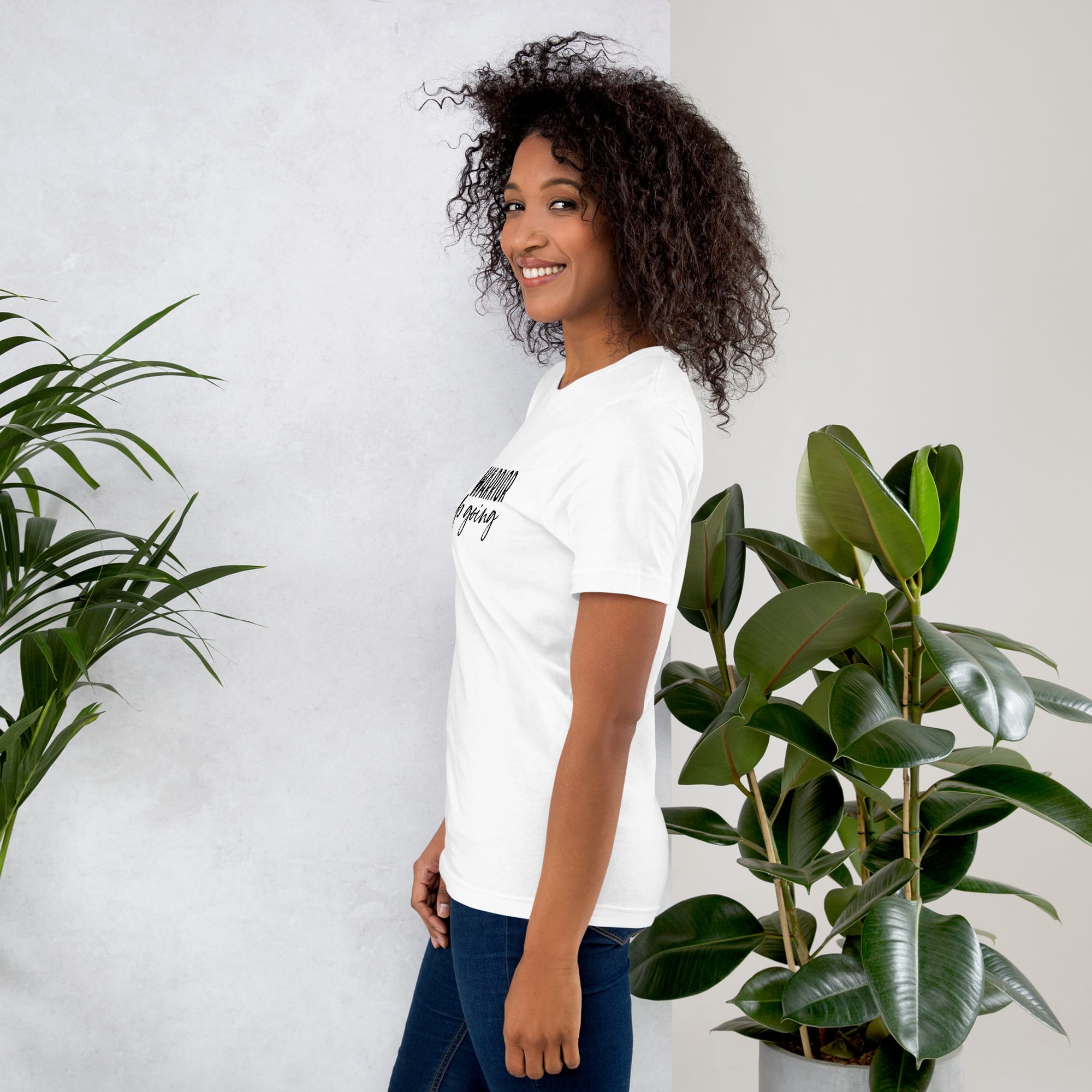 Hey Warrior Keep Going Motivation Unisex t-shirt - Image 3